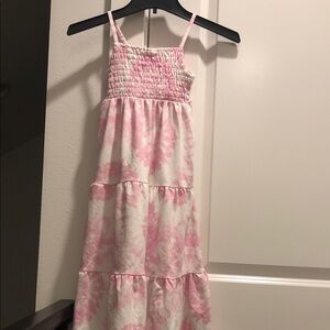 32 Degrees Pink and White Casual Kids Dress size xs -5-6 y/o perfect condition